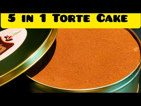 Trending 5 in 1 Torte Cake|| Trending Chocolate Dream Cake|| by Shameem's Kitchen in urdu Hindi
