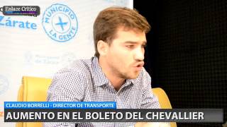 Claudio Borrelli sobre aumento de Chevallier