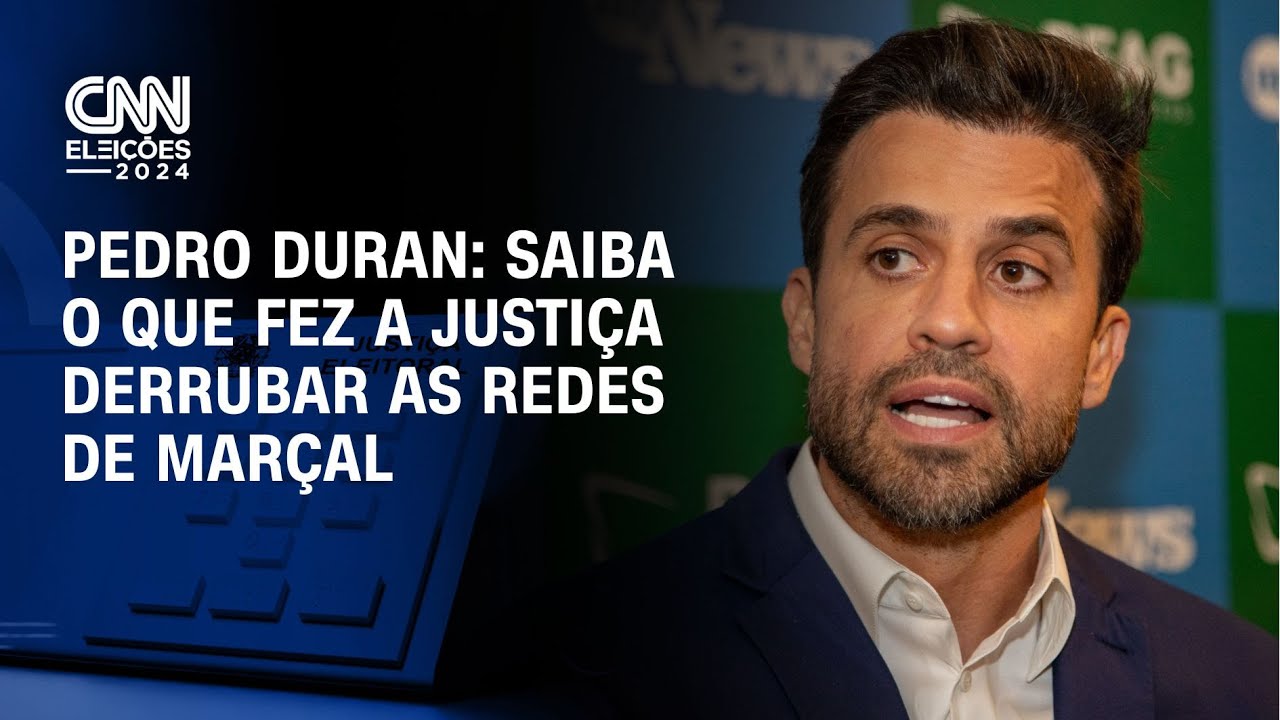 Pedro Duran: Saiba o que fez a justiça derrubar as redes de Marçal | CNN NOVO DIA