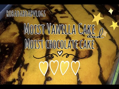 Vanilla & Moist Chocolate Cake Tutorial /Vlog#9 / #RobadabdabVlogs