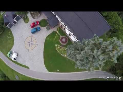 Agroturystyka Łysa Góra z lotu drona