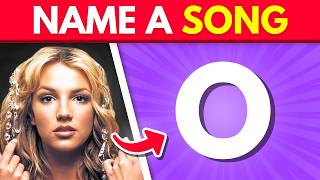 Name a Song from A to Z 🔤 | Music Quiz