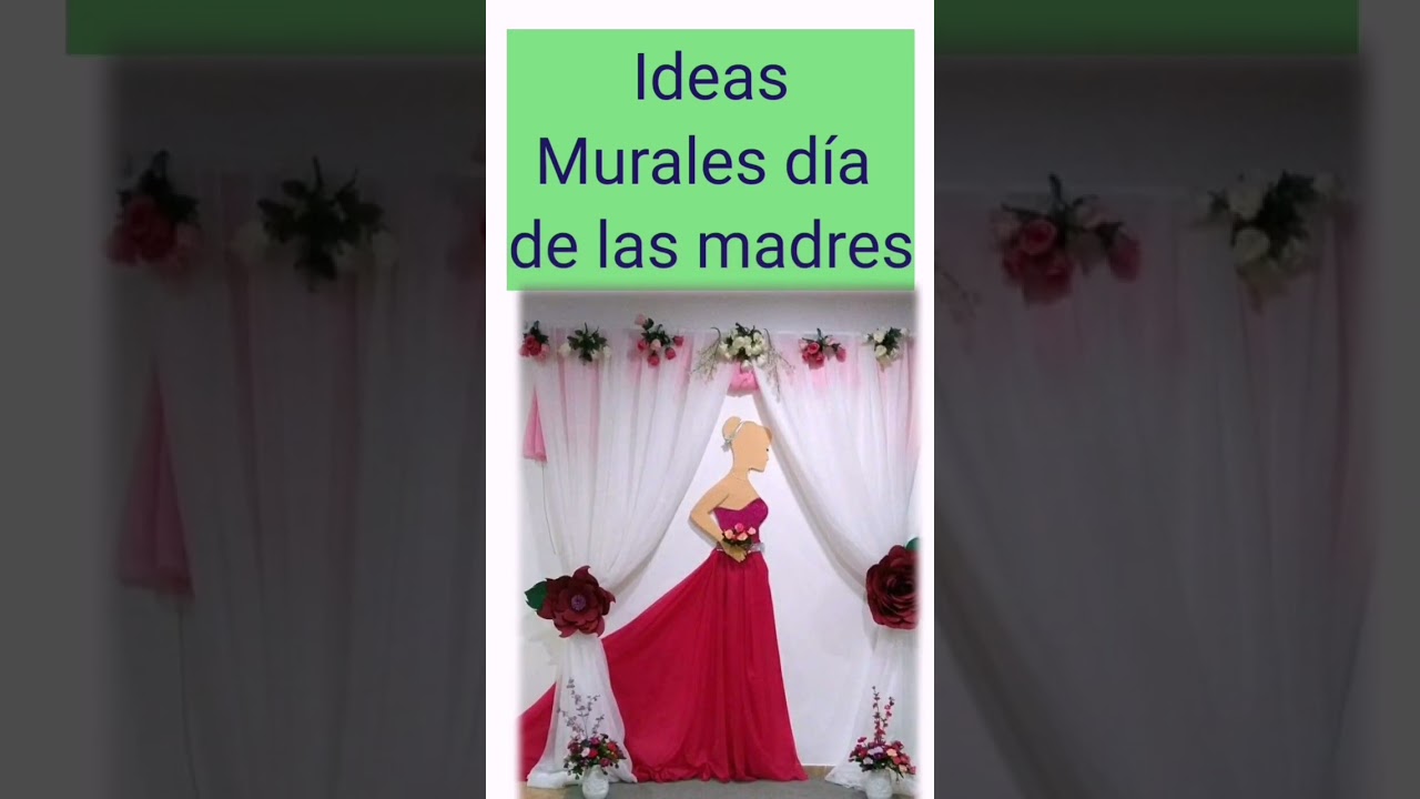 Ideas de murales para el día de las madres