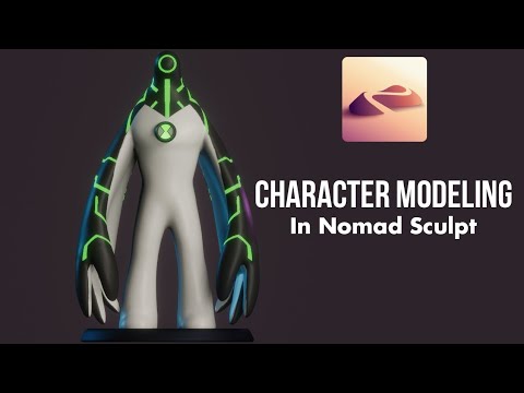 Nomad Sculpt Character Modeling 01 -  Character blockout