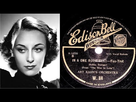 78 RPM – Art Kahn’s Orchestra – In A One Room Flat (1933)
