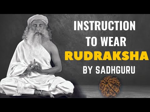 Instructions To Wear Rudraksha| Mystical Yogi: SADHGURU #sadhguru #motivational #inspiration #life