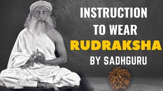 Instructions To Wear Rudraksha| Mystical Yogi: SADHGURU #sadhguru #motivational #inspiration #life