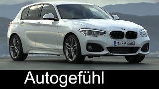 New BMW 1-Series 2015 Facelift BMW 1er driving shots exterior interior