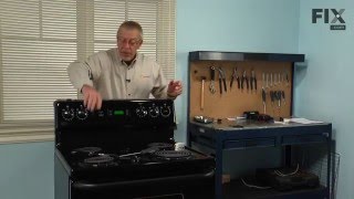 GE Range Repair — How to Replace the Surface Burner Switch 6" - 1560W