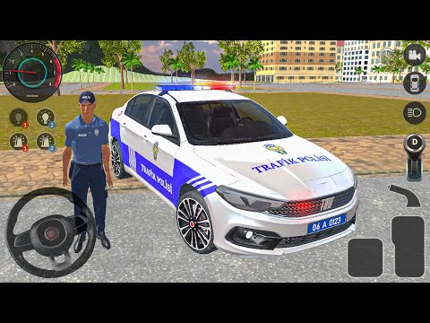 Fiat Egea Türk Polis Arabası Sürüş Oyunu - Polis Oyunu 2025 #10 - Android GamePlay