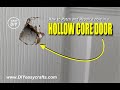 How To Easily Patch And Repair A Hole In A Hollow Core Door