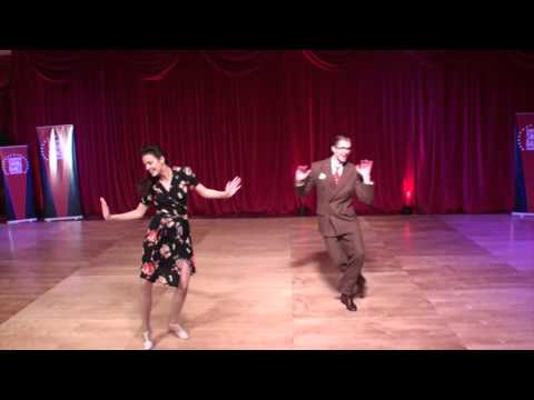ESDC 2015 - Advanced Lindy Hop Classic Showcase - Preliminaries - Tadas Vasiliauskas & Ana Umnova