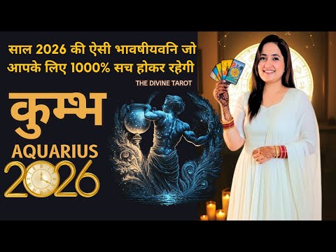 कुम्भ राशि 2026 की बड़ी भविष्यवाणी जो सच होकर रहेंगी | KUMBH Rashi 2026 | AQUARIUS | THE DIVINE TAROT
