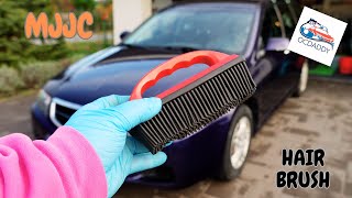 MJJC pet hair brush test
