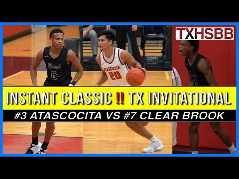 Instant Classic !! Clear Brook vs Atascocita | Texas Invitational Semifinals