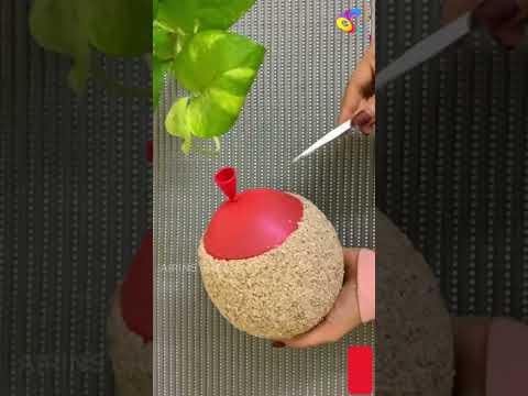 Flower pot | Flower Vase making at home | shorts | airins craft