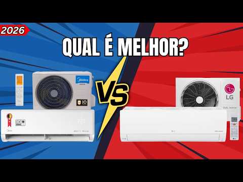 MIDEA AI ECOMASTER ou LG DUAL INVERTER? Qual o MELHOR Ar Condicionado?