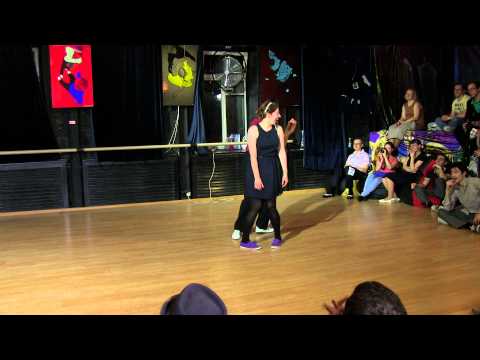 Yana Sanamyantz & Alexander Kim at Tantsclass Cup 2014 Lindy Hop Showcase Light