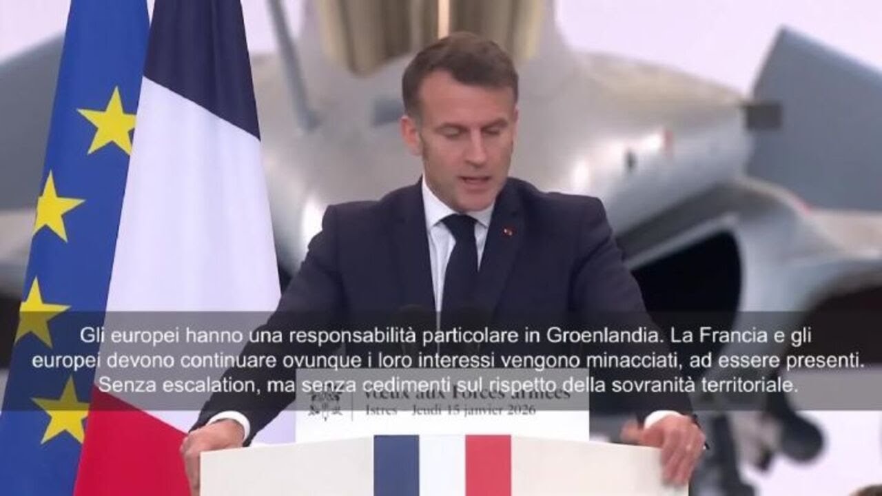 Macron Gli europei hanno responsabilità particolare in Groenlandia