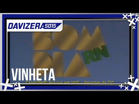 RARIDADE EXTREMA | Bom Dia RN - Trecho da Vinheta | TV Cabugi - Globo/RN (1993)