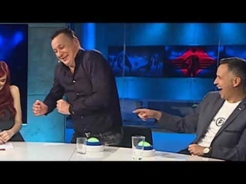 Nafruchtany Tomasz Hajto w programie Quiz Pod Napięciem!