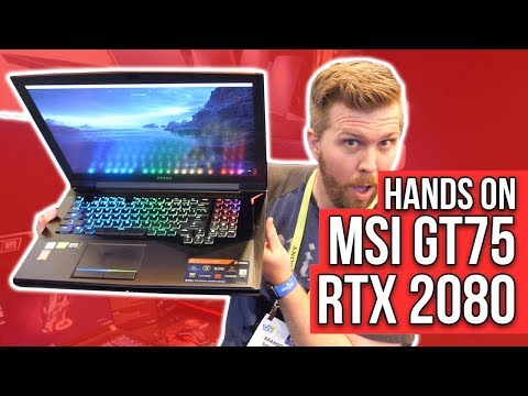 MSI's Most Powerful Laptop! Worth the $$$!? 2019 MSI GT75 Titan 8SG Hands on! RTX 2080 + i9-8950HK!
