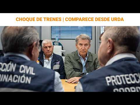 🔴 DIRECTO | Accidente ferroviario | Feijóo interviene desde el puesto de mando | RTVE Noticias