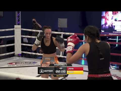 Jama Jama Vs Royce Chan - Amateur Flyweight K1 Bout - Leapfrog Fight Night