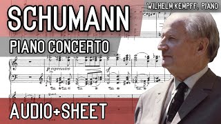 Schumann - Piano Concerto in A Minor, Op. 54 (Audio+Sheet) [Kempff]