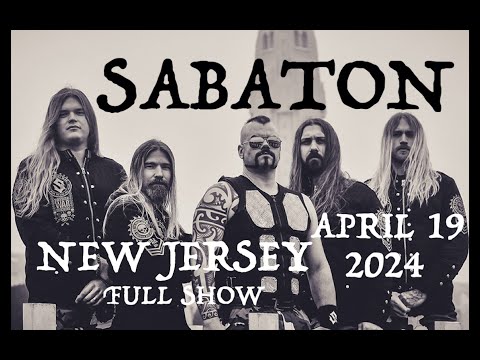 SABATON "FULL SHOW" Prudential Center Newark NJ 4/19/2024