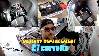 C7 Corvette Battery Replacement