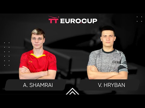 12:15 Andrii Shamrai - Vadym Hryban 20.01.2025 TT Euro.Cup Ukraine Elite. TABLE 4