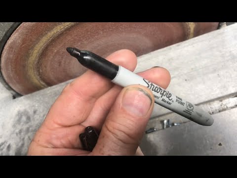RESHAPING “sharpie marker” (making custom tip)