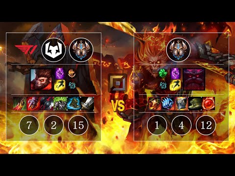 T1 Burdol Wukong vs Ornn Top - KR Patch 10.12