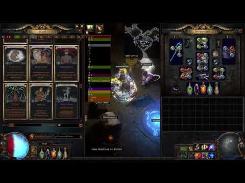 Cards from 14024 stacked decks, PoE 3.12 HSC