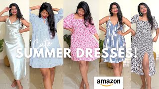 CUTE Summer Dresses |Summer Must haves! #AmazonFashion 2022