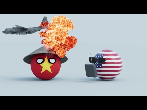 The Vietnam War (3D Countryballs Animation)