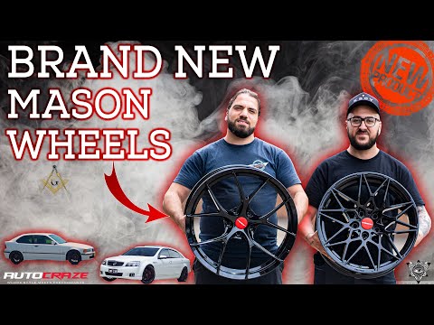 AUTOCRAZE BRAND NEW MASON WHEELS - CRAZY MASON WHEELS!