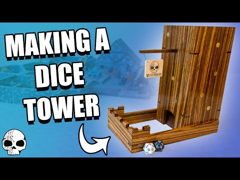 Dice Tower & Storage Box Compatible With Any Tabletop RPG or Board