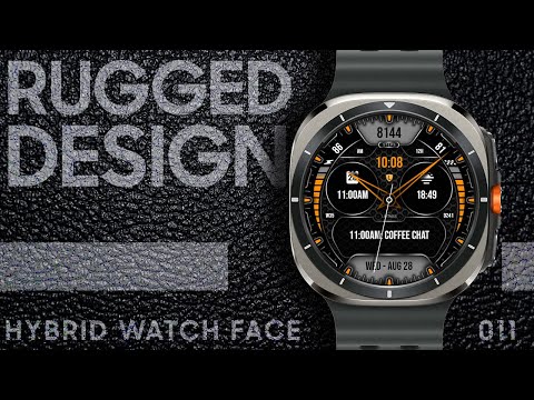 Hybrid Watch Face 011 video thumbnail