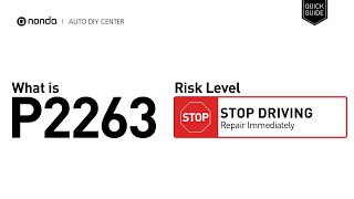dtc p2263 quickly Fix
