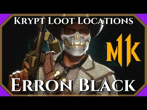 MK11 Krypt Erron Black Loot Locations - Guaranteed for Erron Black!