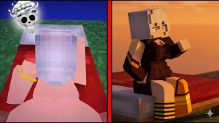 I saved Jenny from a trap in Minecraft SkyBlock! Her gratitude amazed me...