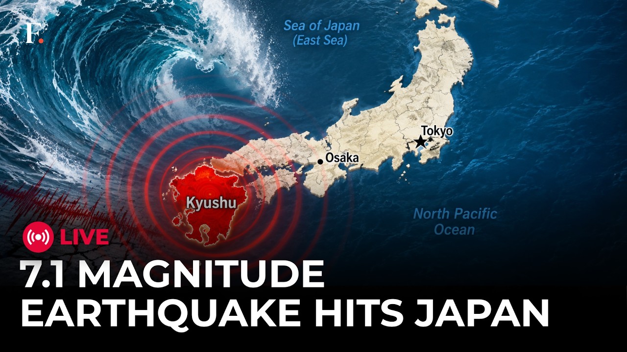 Japan Earthquake LIVE: 7.1 Magnitude Earthquake Hits Japan | Emergency Alert Issued Across Kyushu