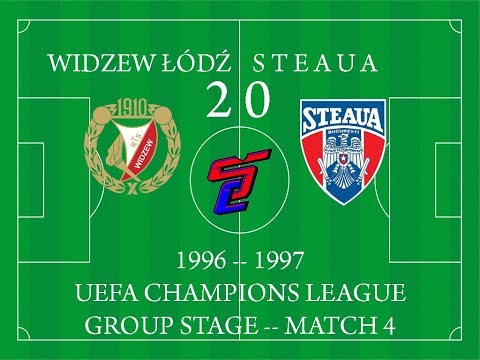 Widzew Łódź 2-0 Steaua (1996/1997 UCL)