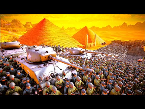 FULL POWER OF ENTIRE WW2 ARMY VS 1,000,000 HEAVY KNIGHTS - Ultimate Epic Battle Simulator 2 | UEBS 2