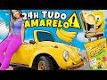 NAMORADA 24 HORAS COMPRANDO TUDO AMARELO