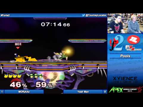 Forte 2 Melee - MOR|Axe (Pikachu) vs Yeah Man (C. Falcon) - Pools