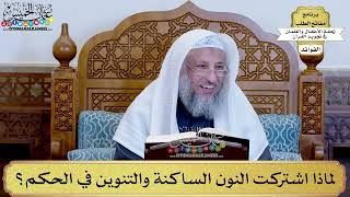 4 - لماذا اشتركت النون الساكنة والتنوين في الحكم؟ - عثمان الخميس