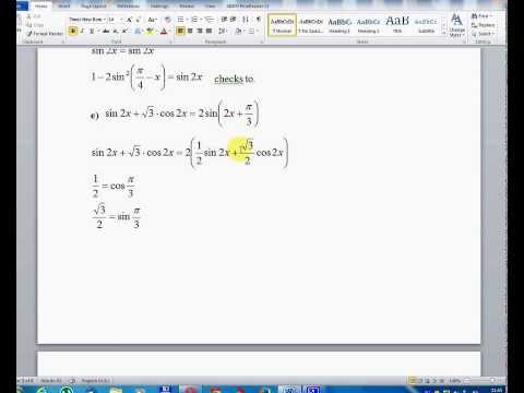 Lesson 14-Trigonometry  - Identify trigonometric